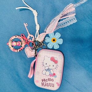 OOAK Hello Kitty Style Keychains Charm Lot | Y2K Aesthetic Case Kawaii